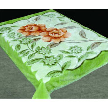 Couleur verte Cool Summer Cheap Polyester China Blanket